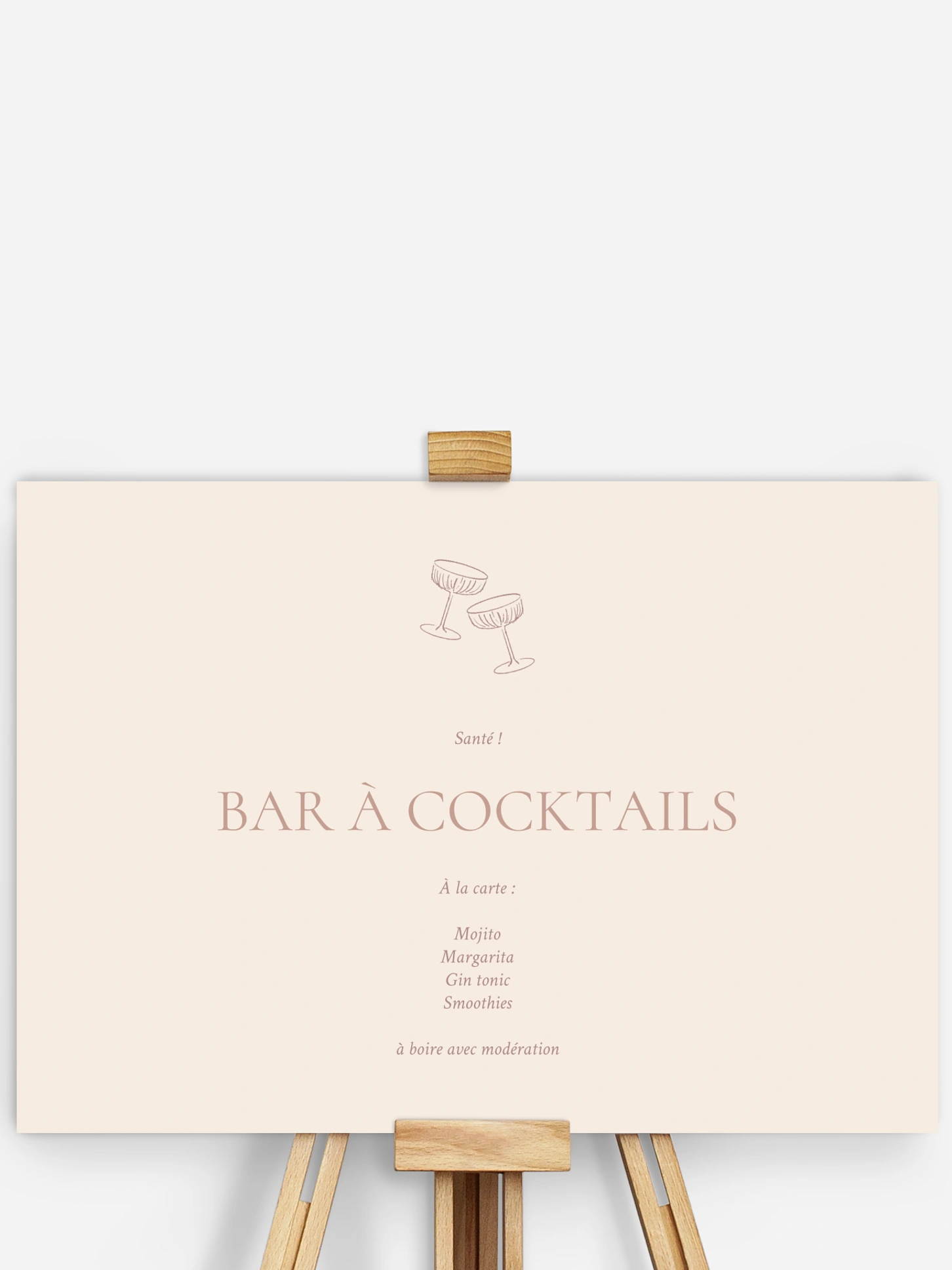 Affiche cocktail Histoire d’amour