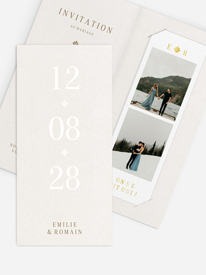 Faire-part de mariage Cette journée