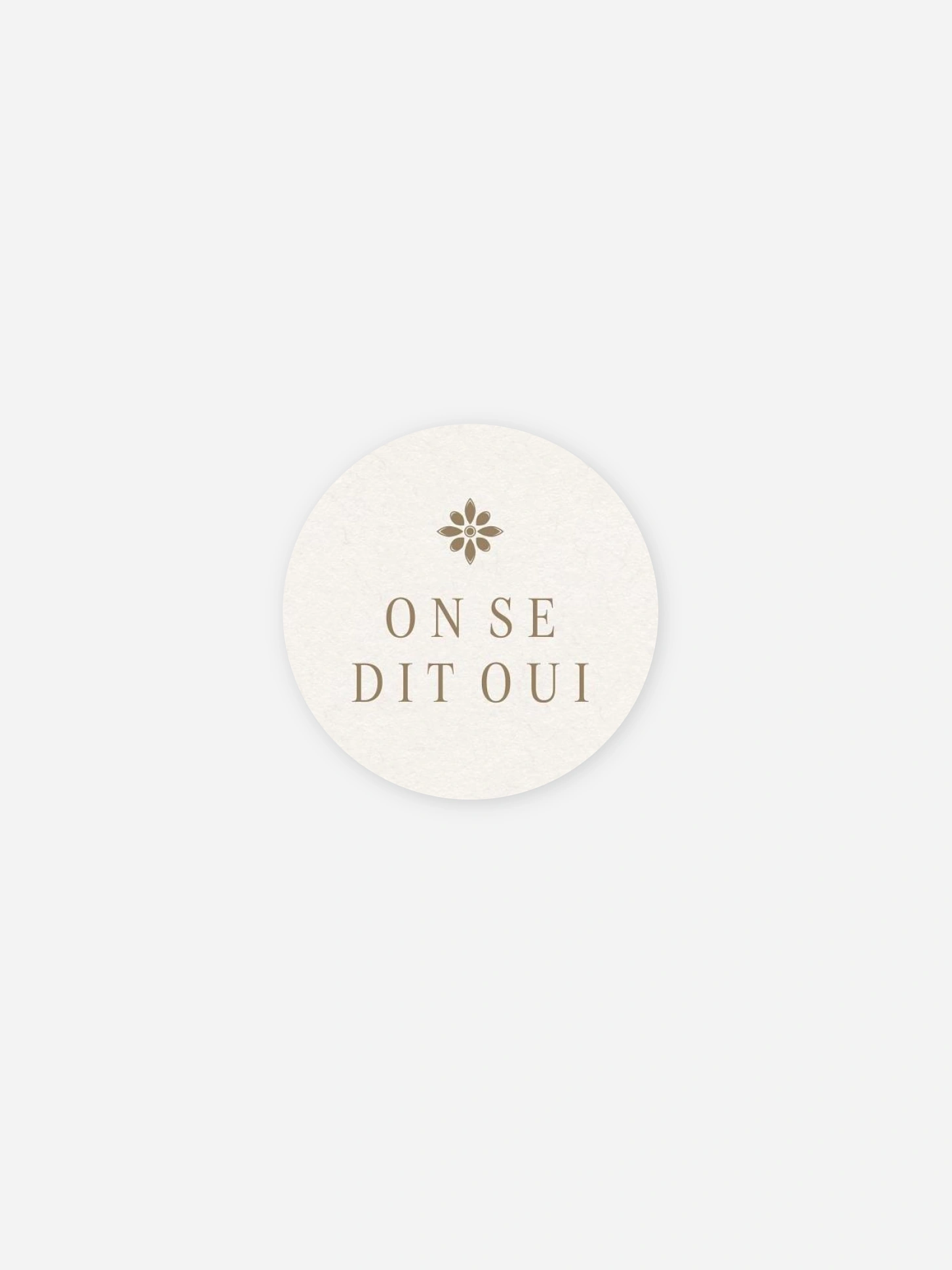 Stickers mariage Cette journée