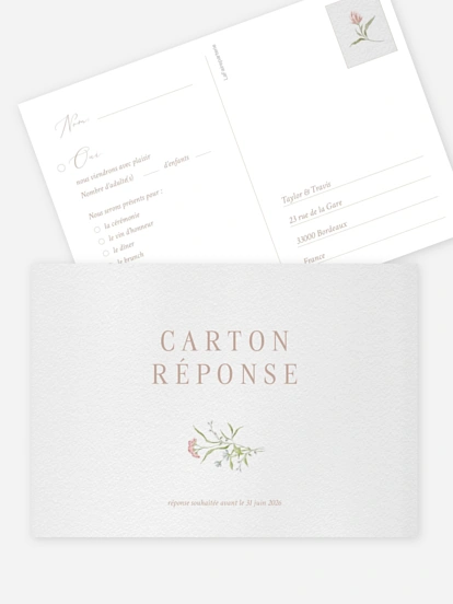 Carton réponse From Lover to Forever