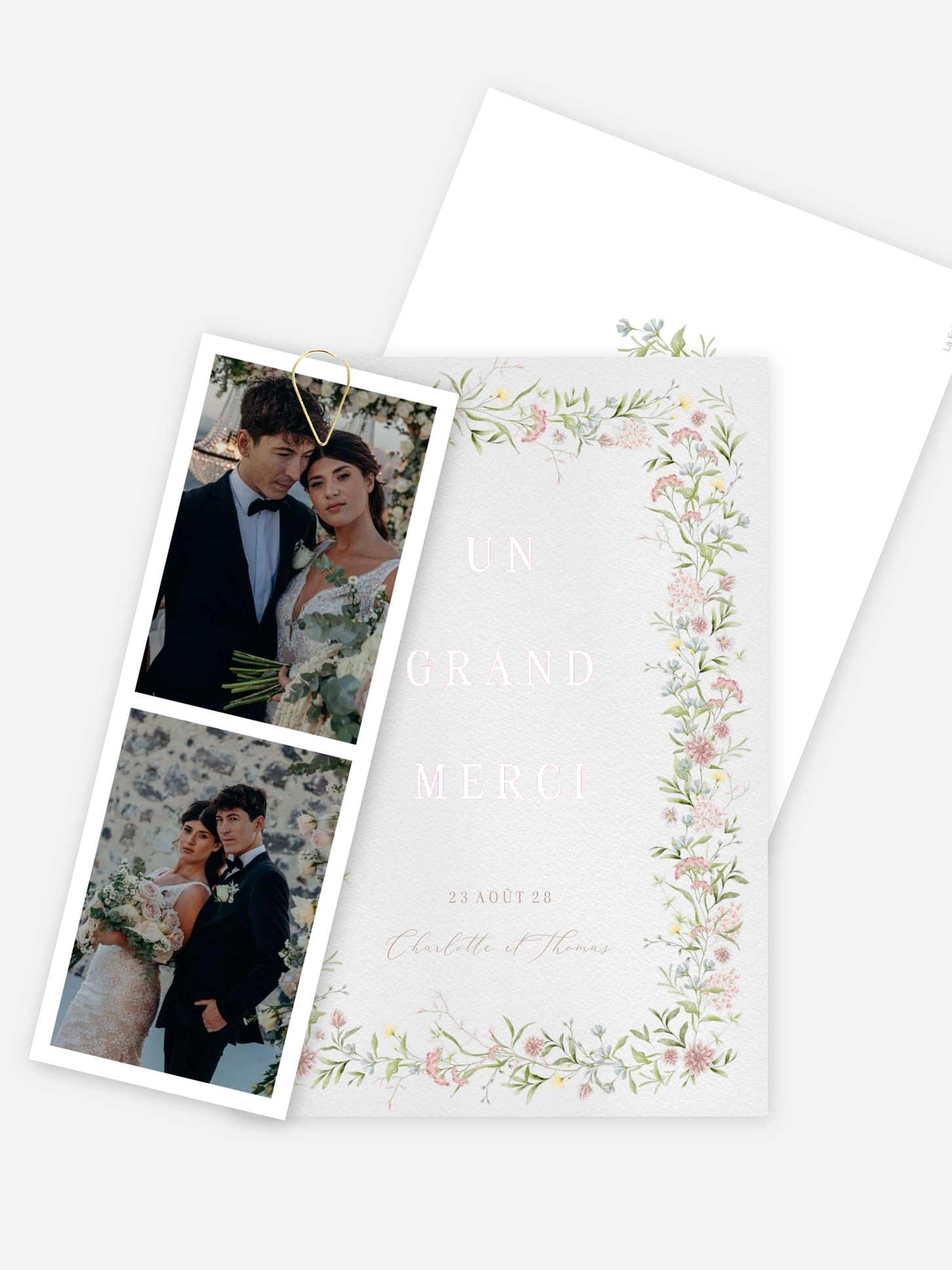 Carte de remerciements From Lover to Forever