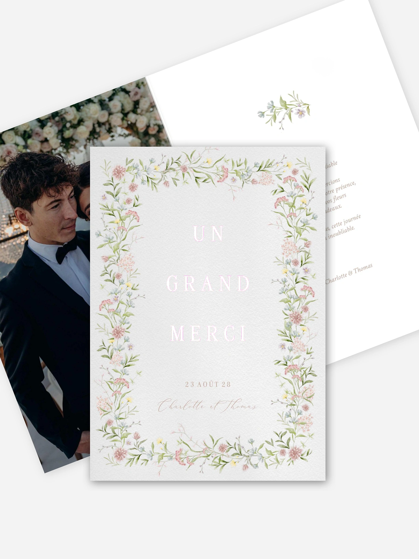 Carte de remerciements From Lover to Forever