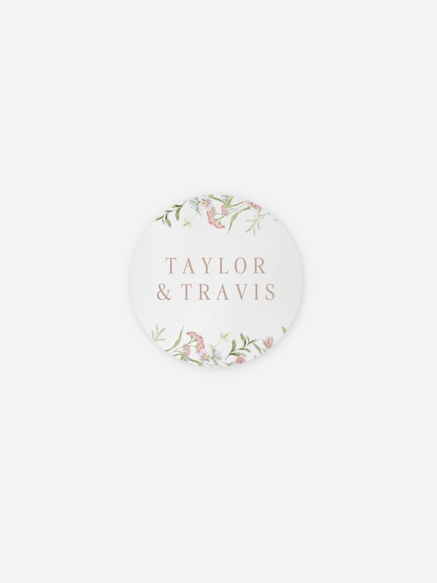 Étiquette cadeau mariage From Lover to Forever