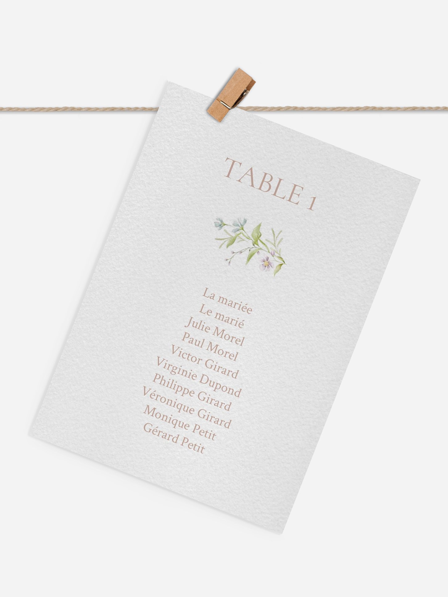 Cartons plan de table mariage From Lover to Forever