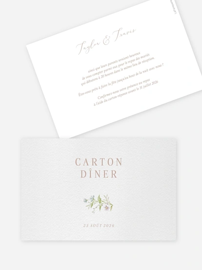 Carton d'invitation From Lover to Forever