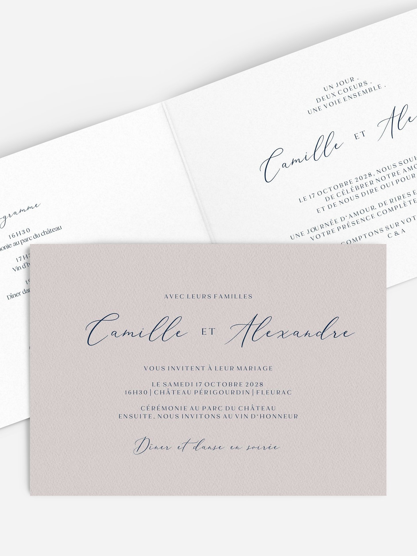 Faire-part de mariage Noblesse