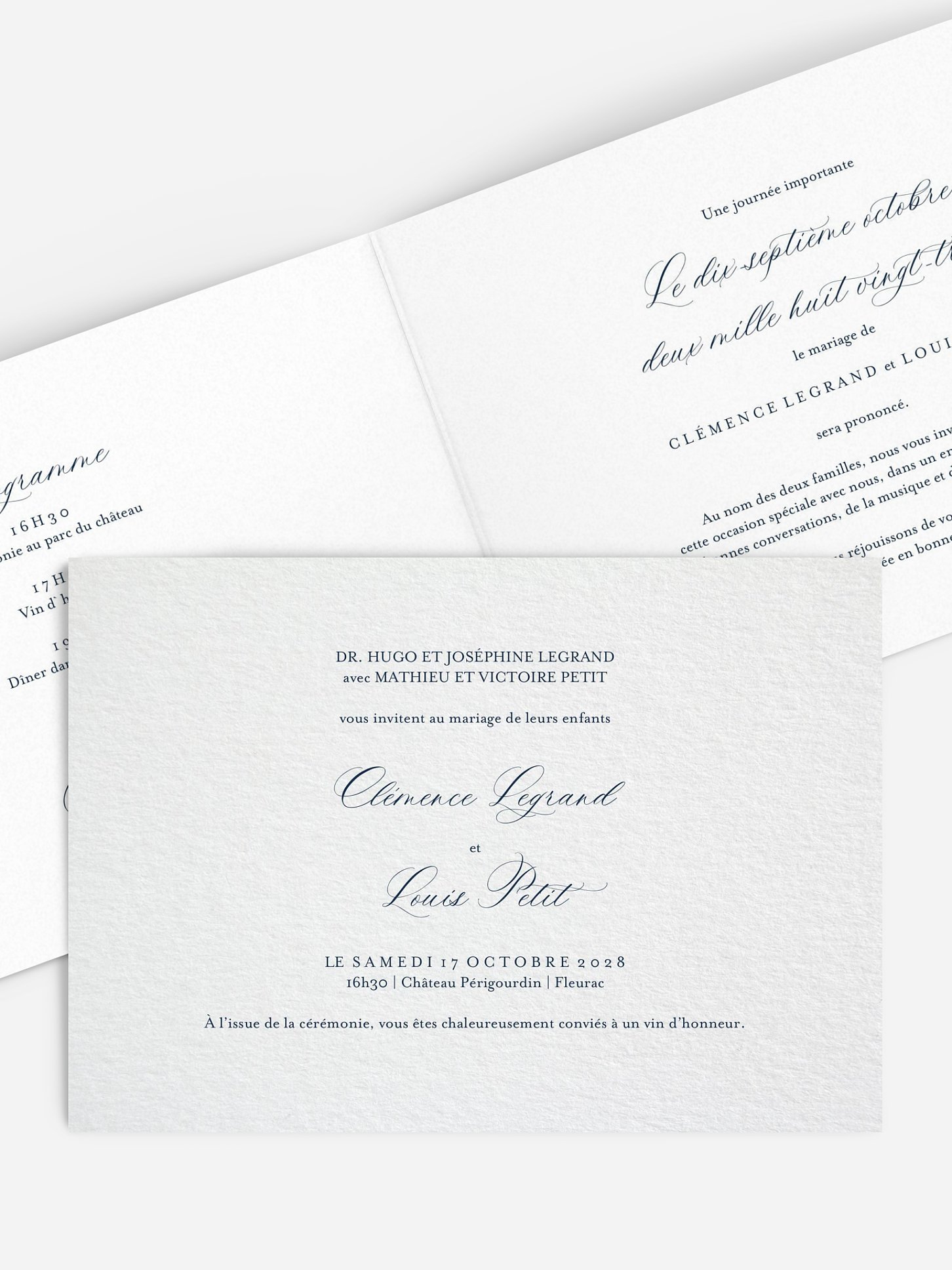 Faire-part de mariage Elégance absolue