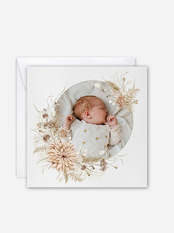 Faire-part naissance Souffle de Boho