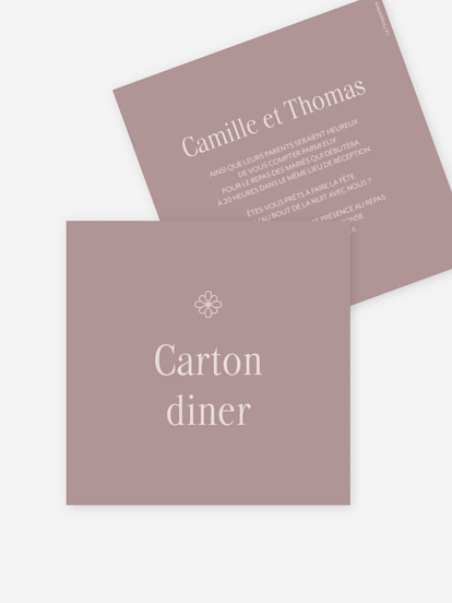 Carton d'invitation Synergy