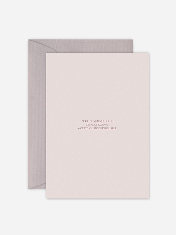Faire-part de mariage Synergy