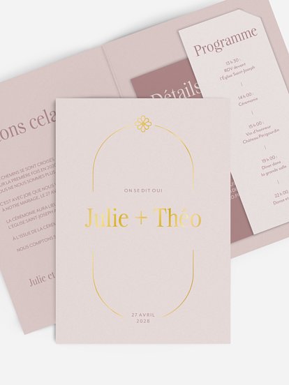 Faire-part de mariage Synergy