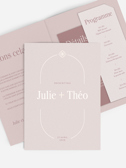 Faire-part de mariage Synergy