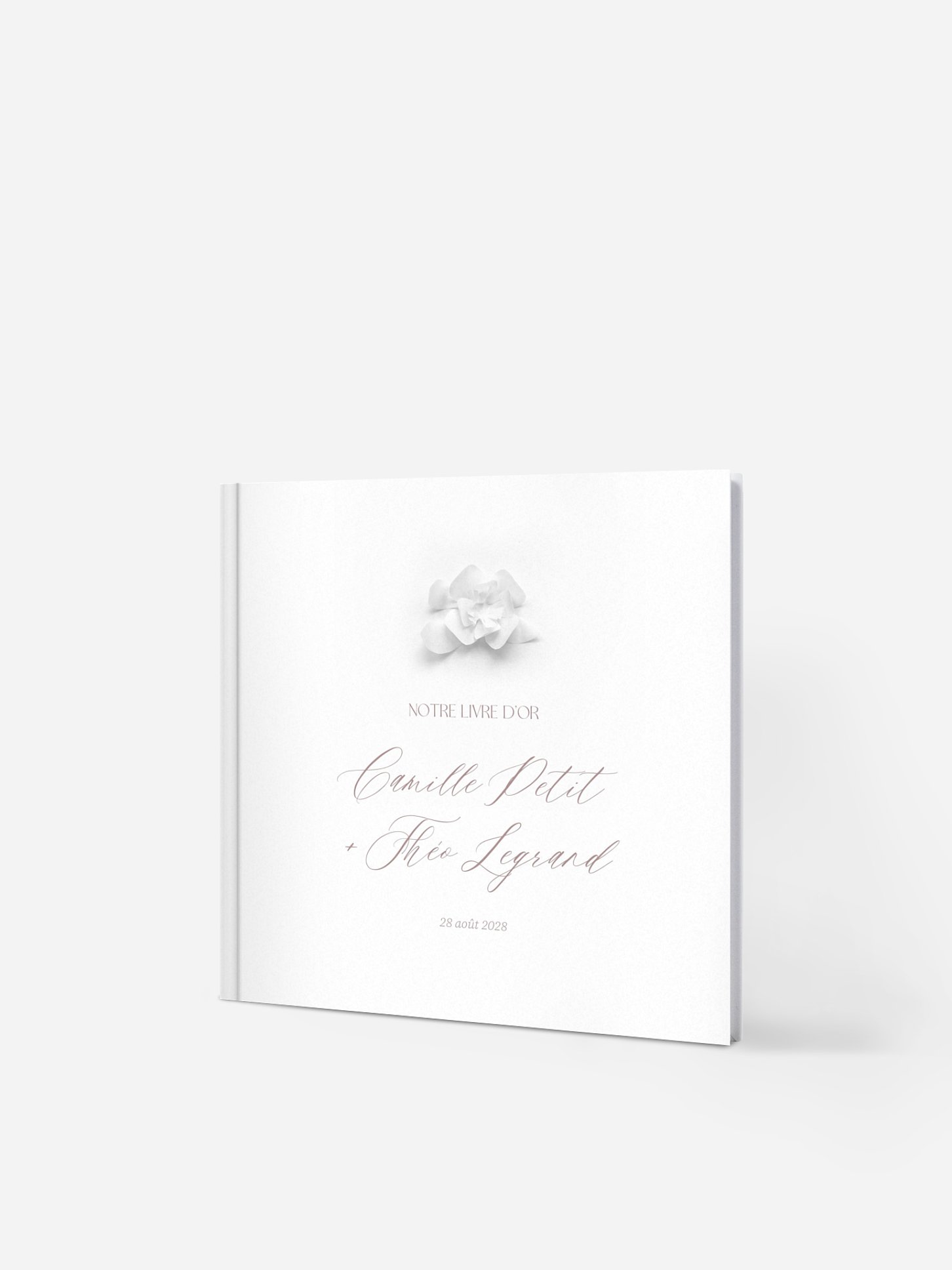 Livre d'or Poème sur papier