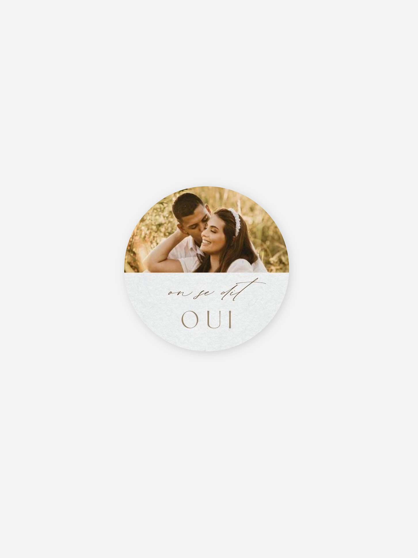 Stickers mariage Initiales