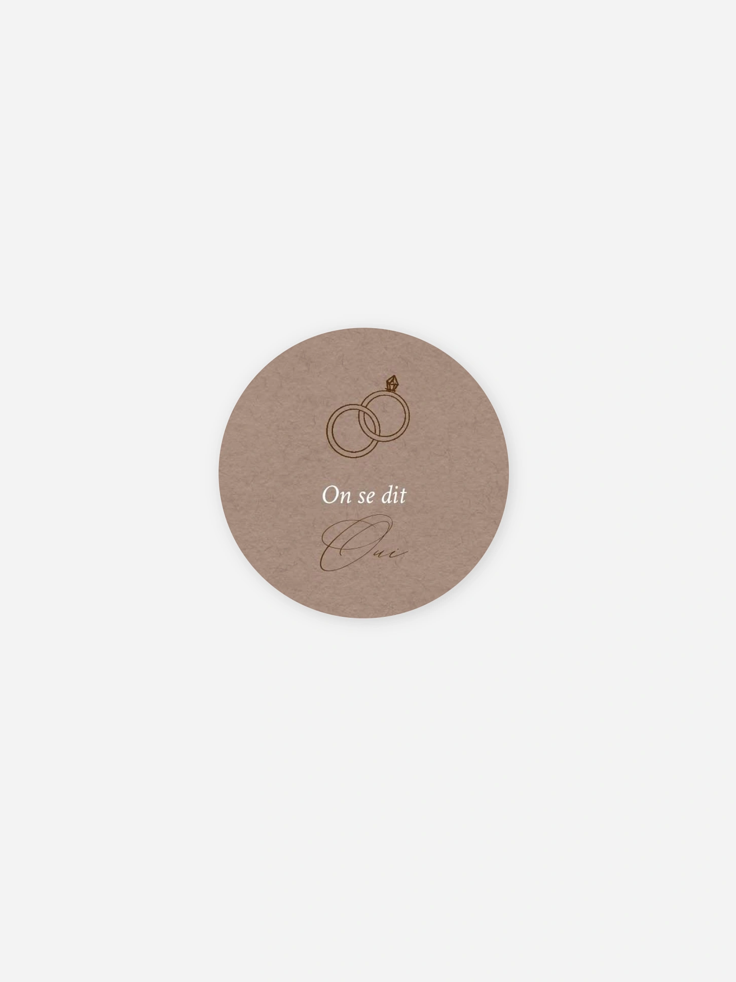 Stickers mariage Moments mocca