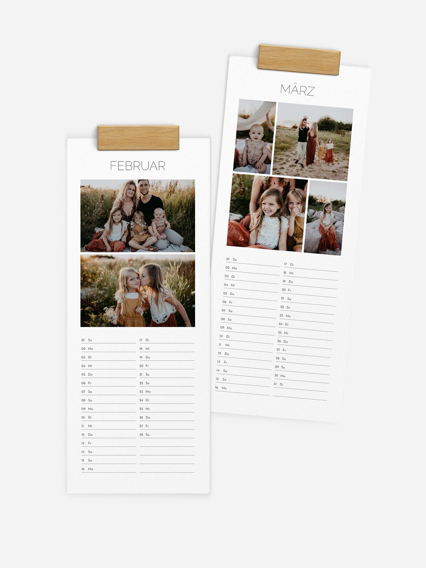 Wandkalender Erinnerungsstücke