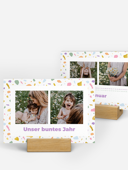 Tischkalender Jahresmosaik