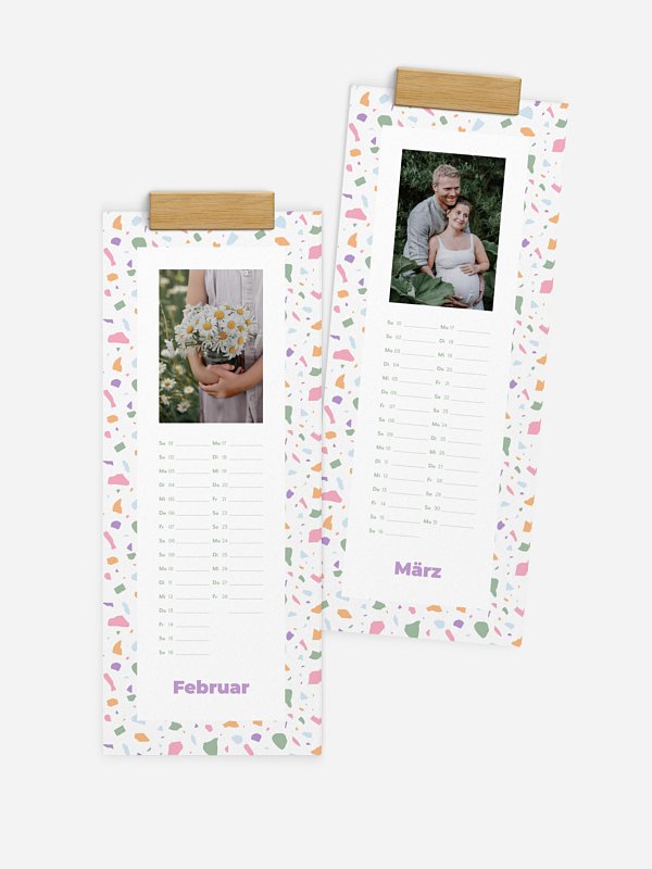 Wandkalender Jahresmosaik