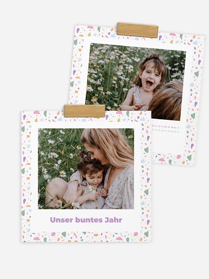 Wandkalender Jahresmosaik