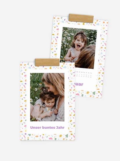 Wandkalender Jahresmosaik