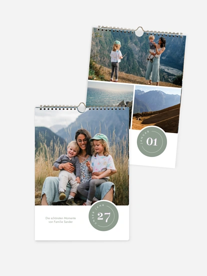 Wandkalender Rund ums Jahr