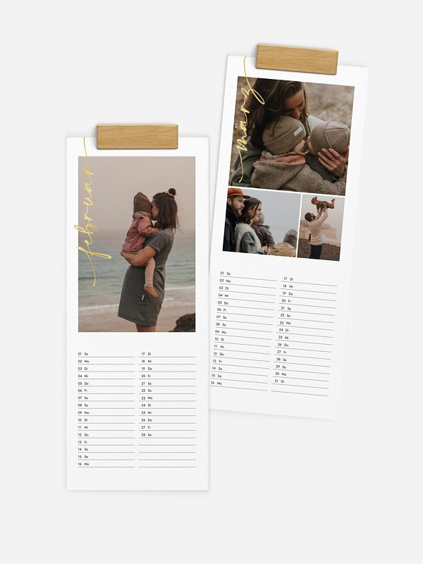 Wandkalender Lettered
