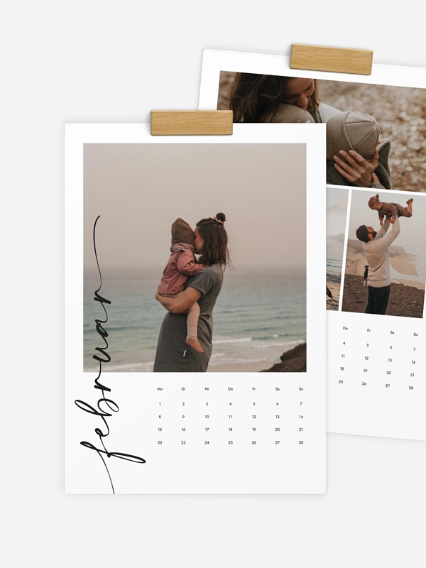 Wandkalender Lettered