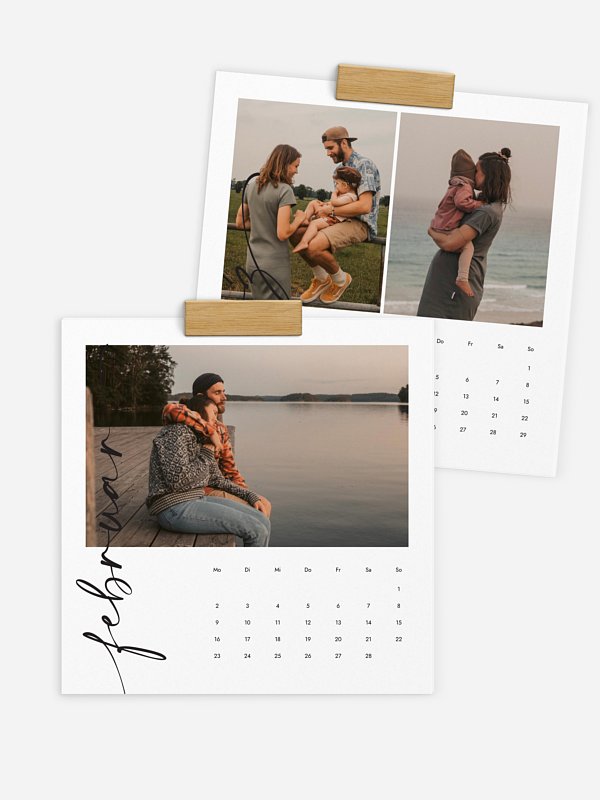 Wandkalender Lettered