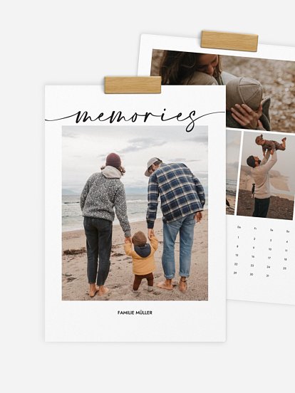 Wandkalender Lettered