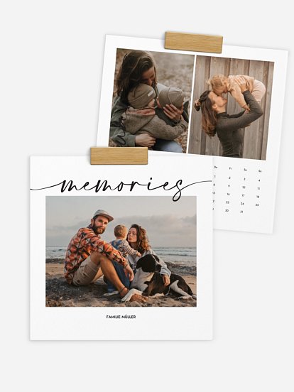 Wandkalender Lettered