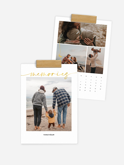 Wandkalender Lettered