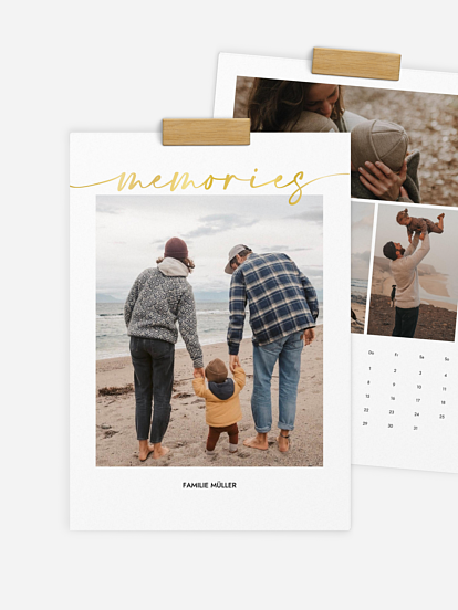 Wandkalender Lettered