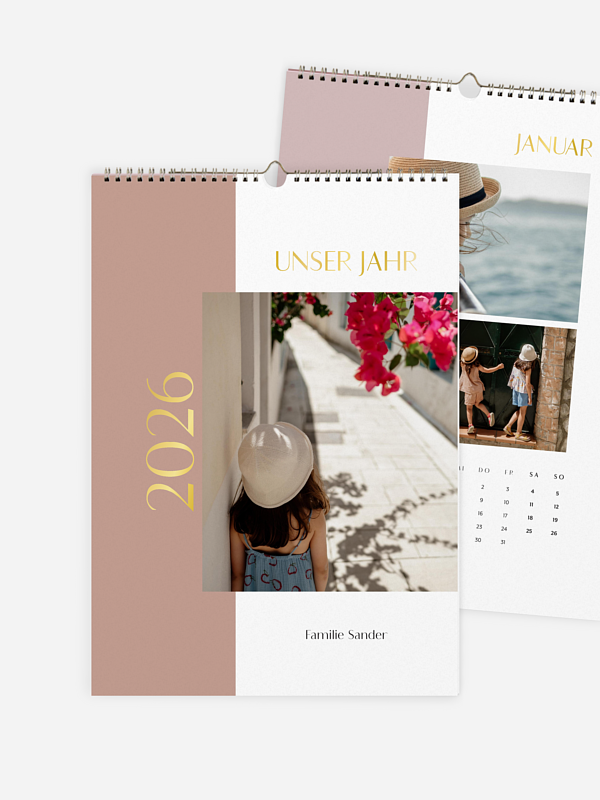 Wandkalender Zeit in Bildern