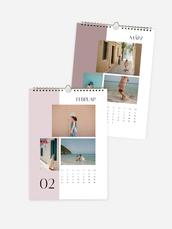 Wandkalender Zeit in Bildern