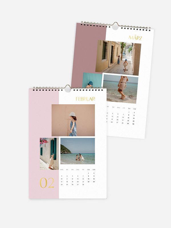 Wandkalender Zeit in Bildern