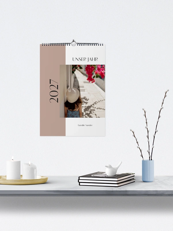 Wandkalender Zeit in Bildern