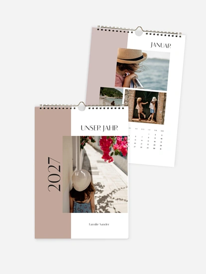 Wandkalender Zeit in Bildern