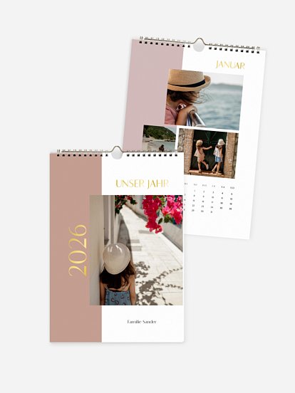 Wandkalender Zeit in Bildern