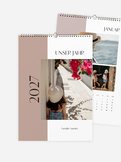 Wandkalender Zeit in Bildern
