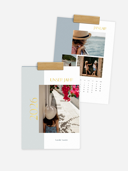 Wandkalender Zeit in Bildern