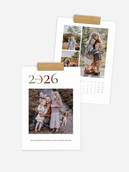 Wandkalender Bunte Momente