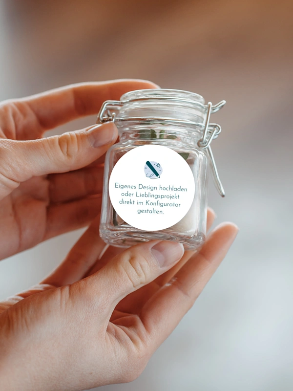Geschenkaufkleber personalisiert Eigenes Design