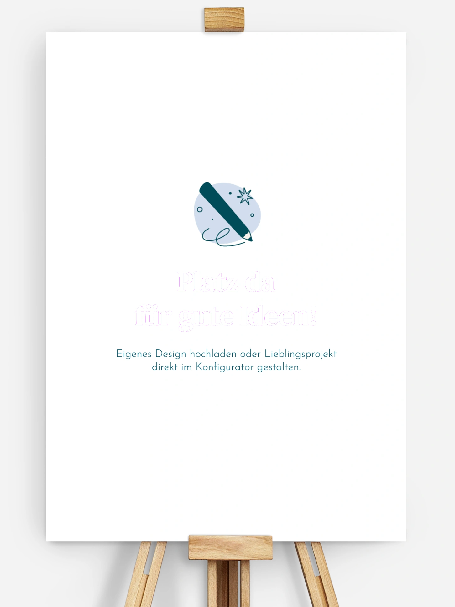 Willkommensschild Eigenes Design