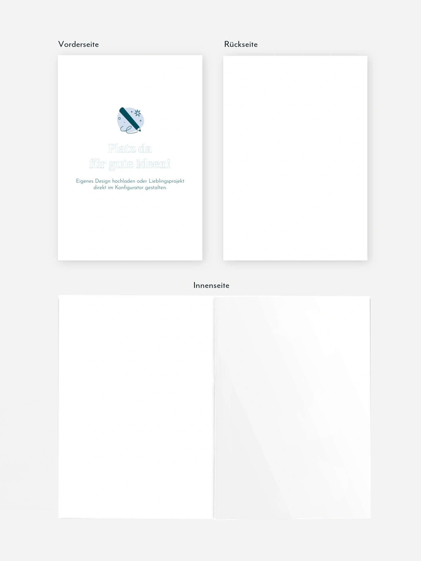 Geschäftliche Weihnachtskarte Eigenes Design