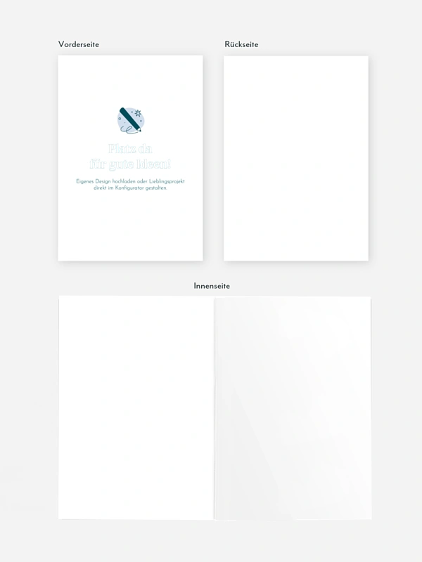Geschäftliche Weihnachtskarte Eigenes Design