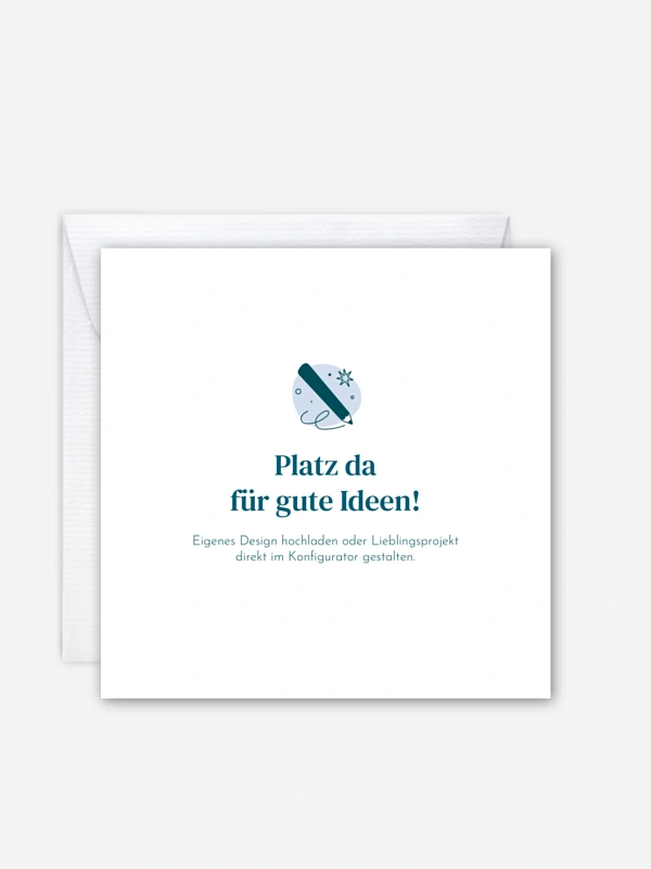 Geschäftliche Weihnachtskarte Eigenes Design