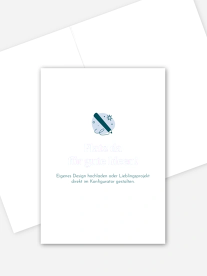 Geschäftliche Weihnachtskarte Eigenes Design