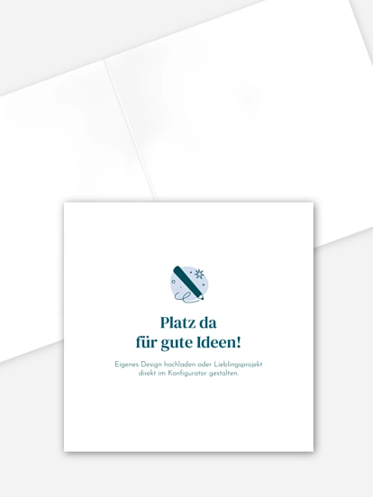 Geschäftliche Weihnachtskarte Eigenes Design