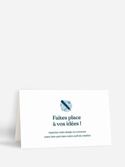 marque-place anniversaire 100% Personnalisable 