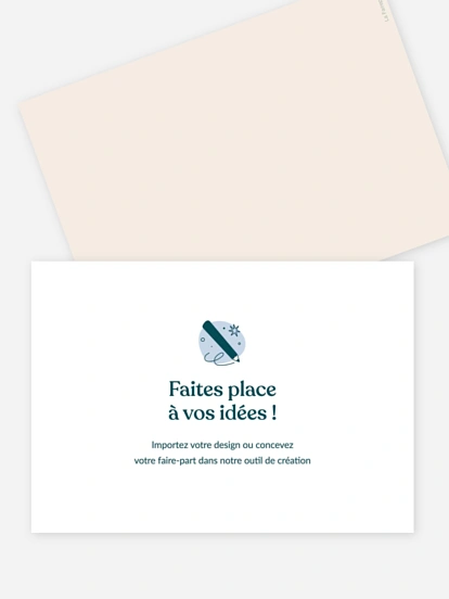 Faire-part naissance 100% Personnalisable 